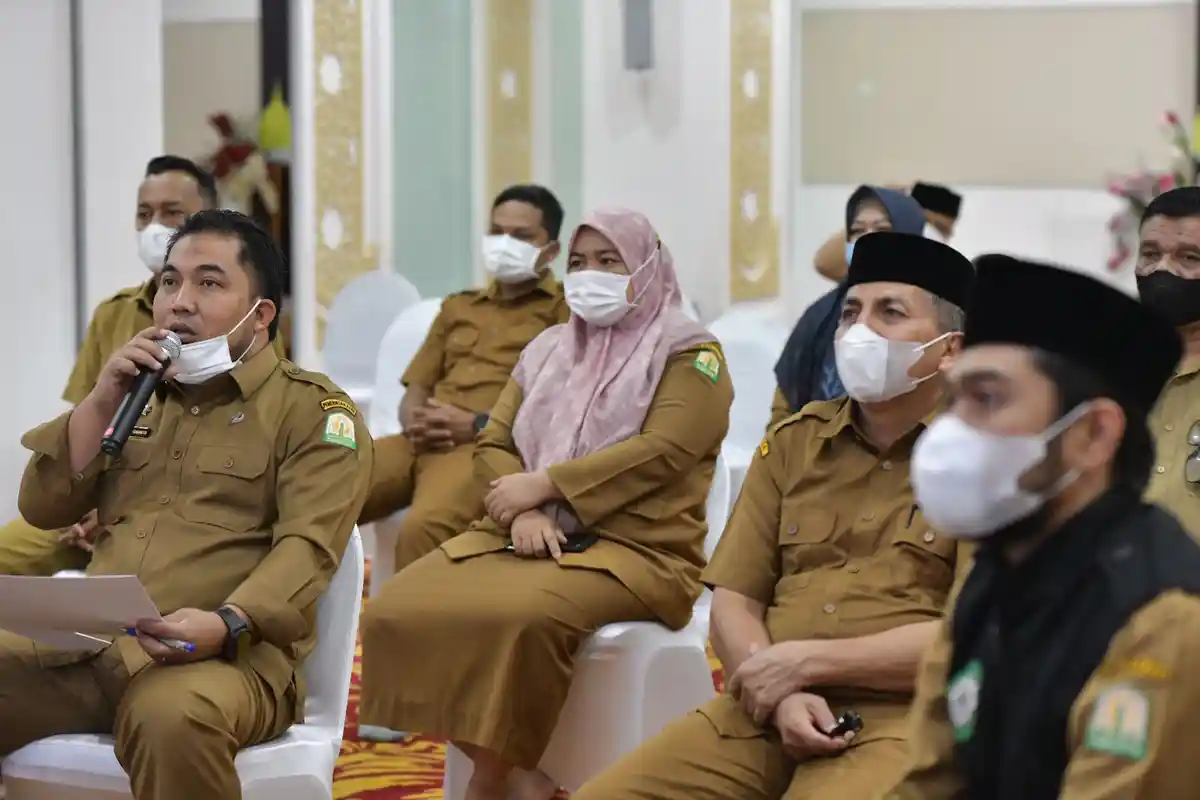 Sekda Aceh Sosialisasi Wabah PMK dalam Acara Zikir Rutin