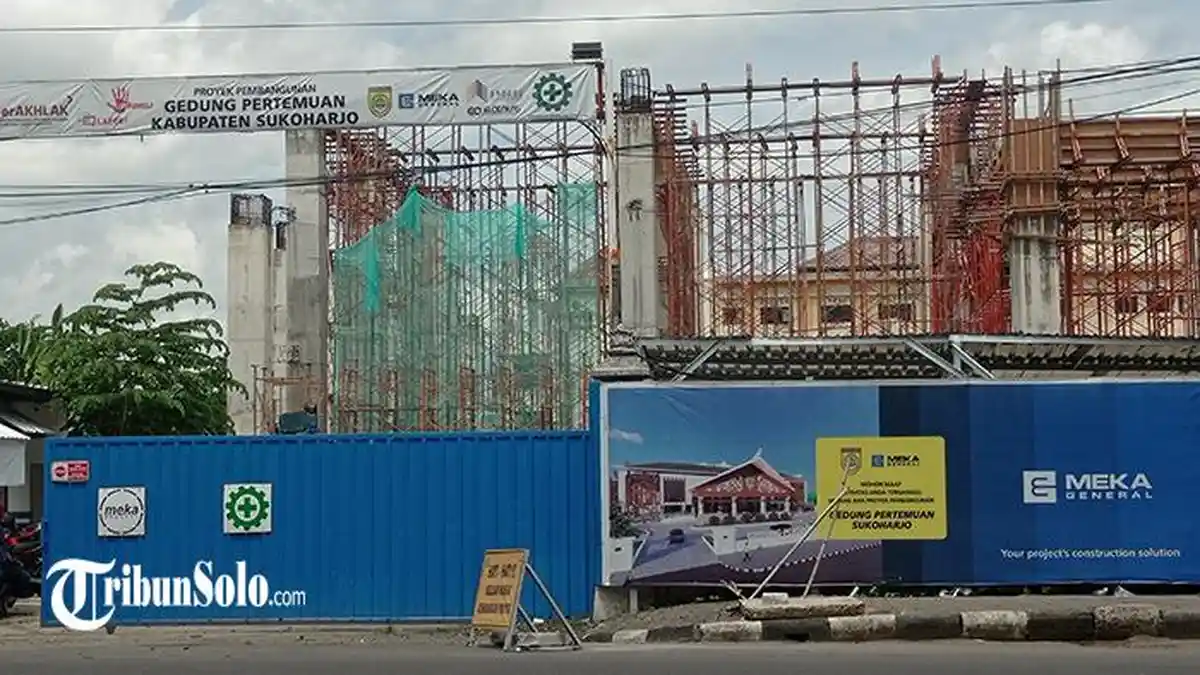Langsung Gas ! Libur Lebaran Usai, Pemkab Sukoharjo Kebut Pembangunan Gedung Pertemuan Sukoharjo