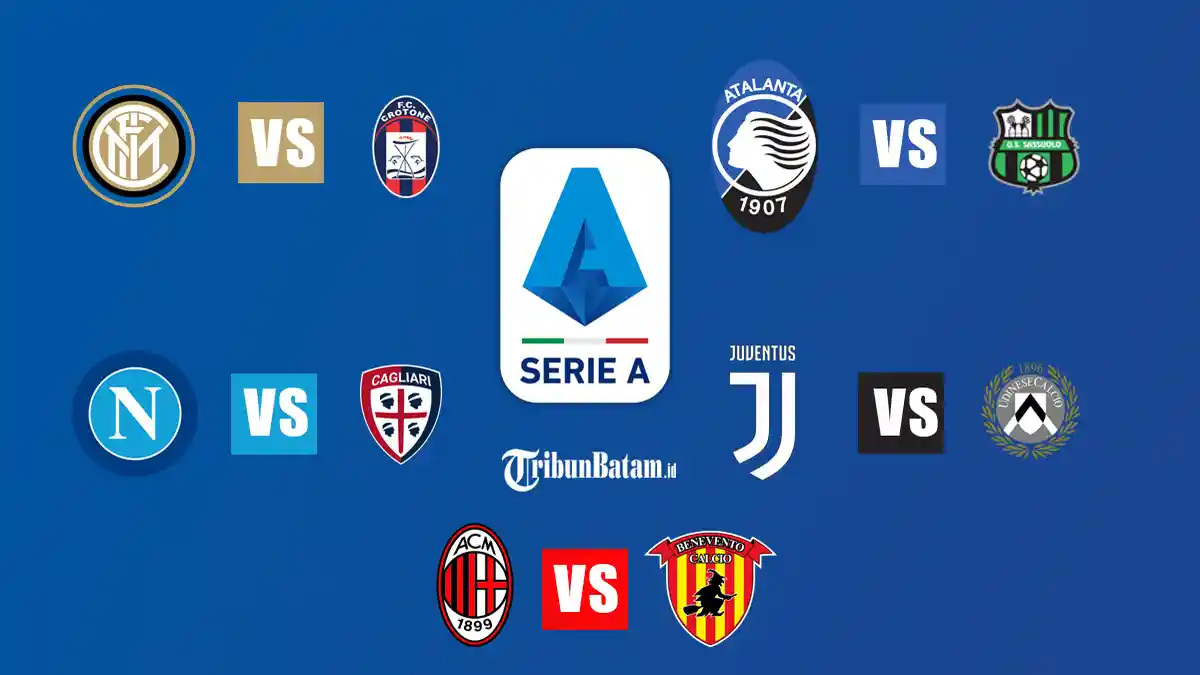 Jadwal Liga Italia Pekan 34, Crotone vs Inter Milan, AC Milan vs Benevento, Udinese vs Juventus