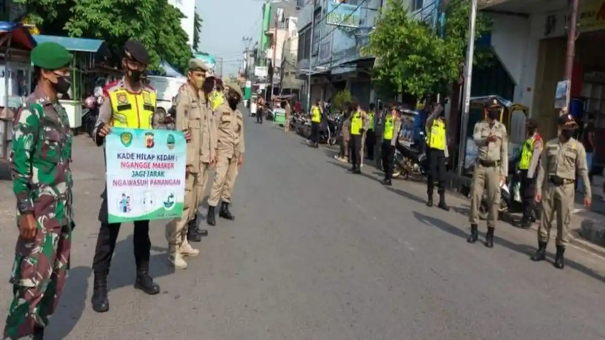Ini yang Dilakukan Polres Subang Bareng Gugus Tugas dalam Tegakkan Pendisiplinan Protokol Kesehatan