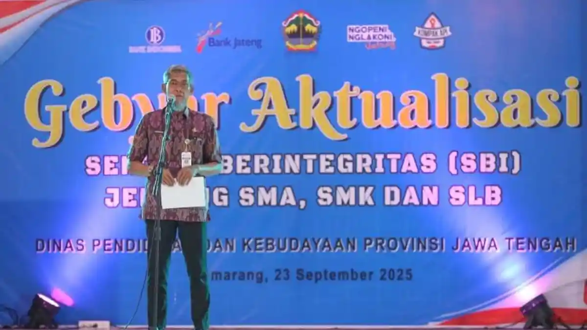 Pemprov Jateng Komitmen Wujudkan Sekolah Berintegritas Serta Anti Korupsi!