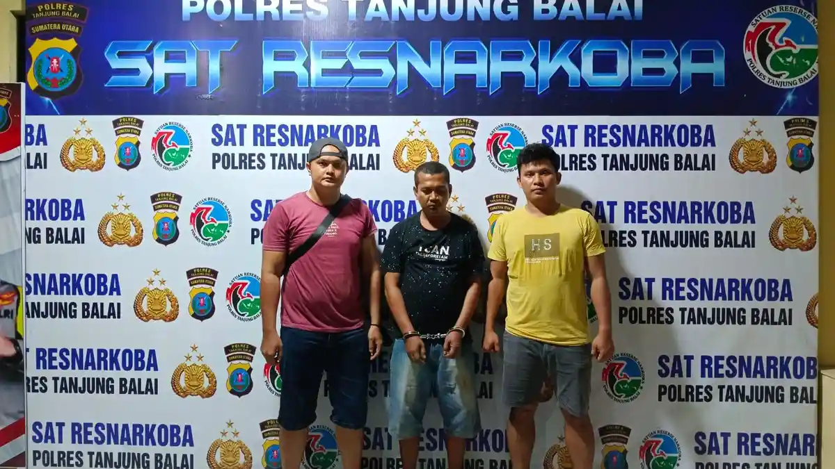 Pengedar Narkoba di Tanjungbalai Ditangkap Polisi saat Berada di Rumah