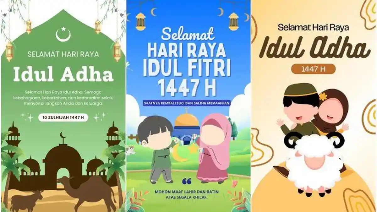 40 Poster Hari Raya Idul Adha 2026 Terbaru, Download untuk Ucapan ...