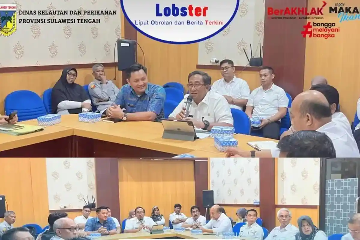 DKP Sulawesi Tengah Terima Kunjungan Kerja DKP Lampung Bahas Perda KP