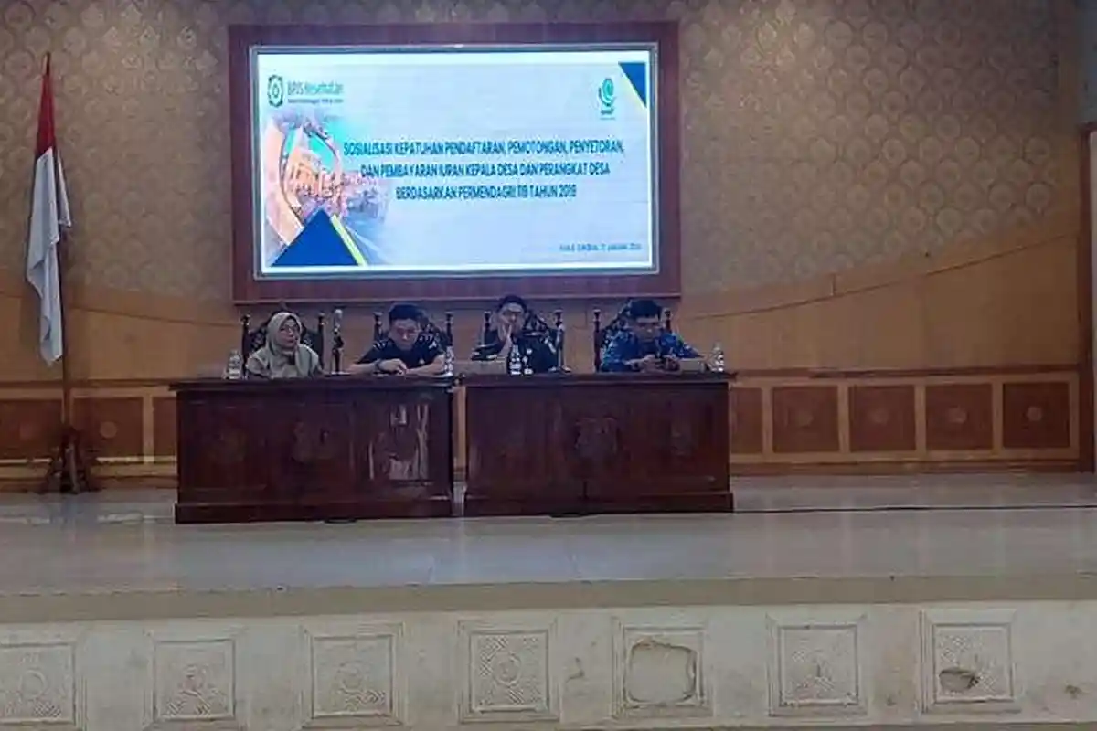 BPJS Kesehatan Sosialisasi Jaminan Kesehatan Kepada Kades dan Perangkat di Tanjung Jabung Barat