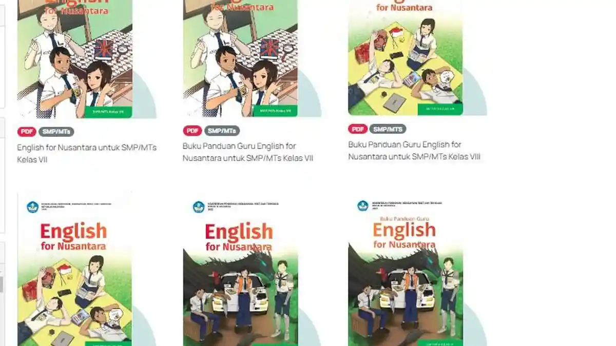 Link Download PDF Buku Kurikulum Merdeka Bahasa Inggris Kelas 7–9 SMP, Gratis untuk Guru dan Murid