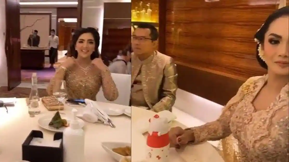Momen Harmonis di Pernikahan Aurel Hermansyah dan Atta Halilintar, Anang dan KD Duduk Berdampingan