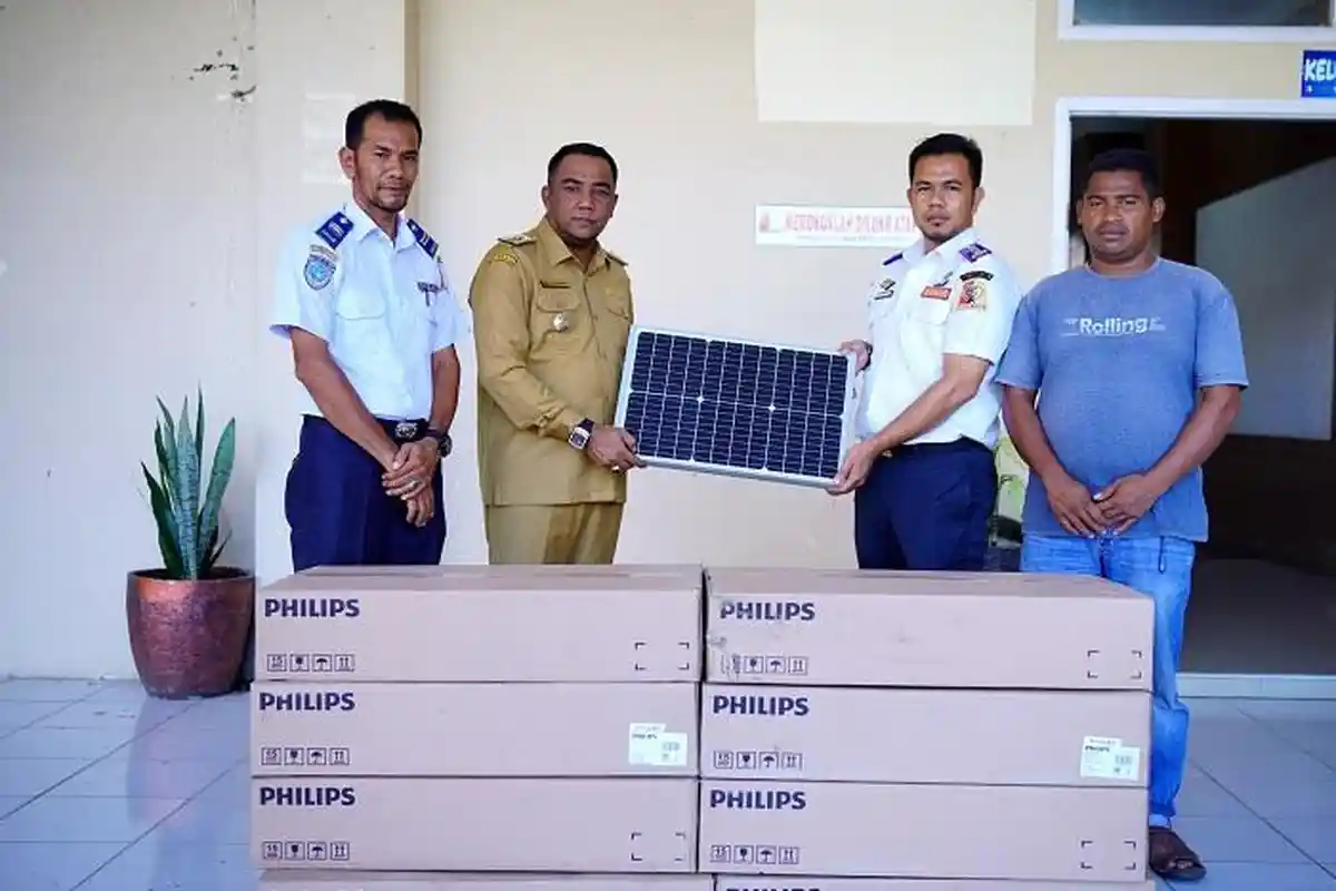 Pemkab Nagan Raya Terima Hibah 87 Unit Lampu Jalan dari Pemerintah Aceh