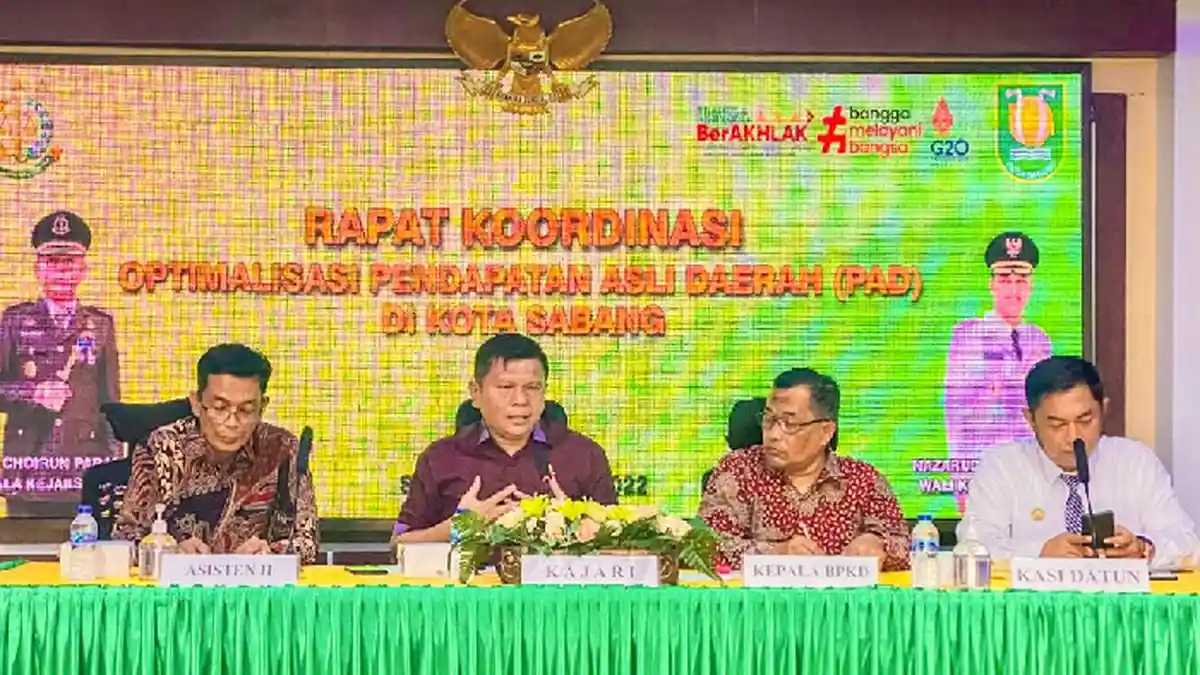 Kejari Sabang Bersama Pemko Optimalkan Pendapatan Asli Daerah