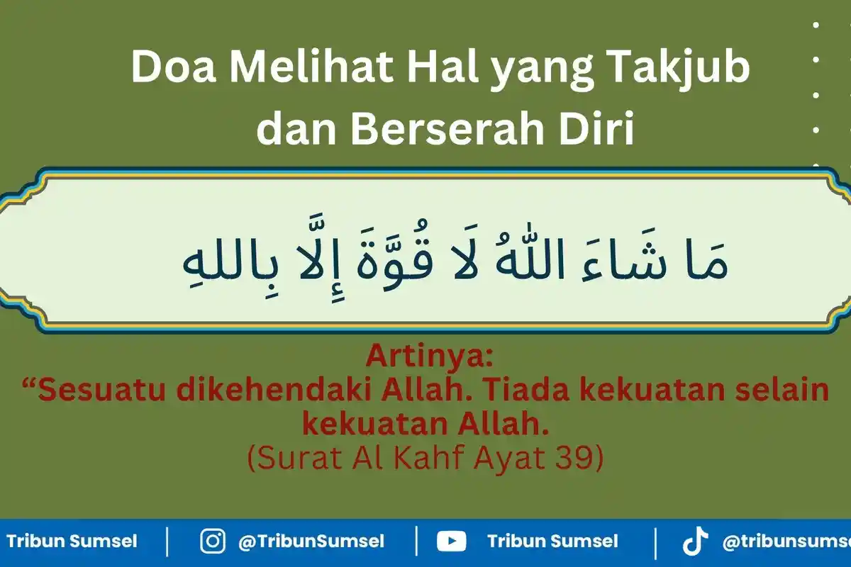 Arti Masya Allah La Quwwata Illa Billah, Doa Dibaca dalam 3 Keadaan, Takjub hingga Berserah Diri