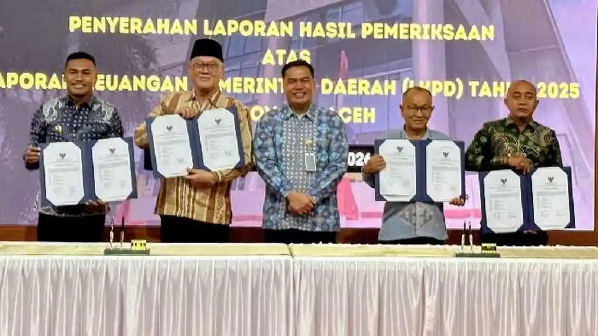 Pemerintah Abdya Kembali Raih WTP dari BPK, Diterima Bupati Safaruddin 