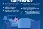 INFOGRAFIK Cara Bisa Tidur Nyenyak dan Teratur