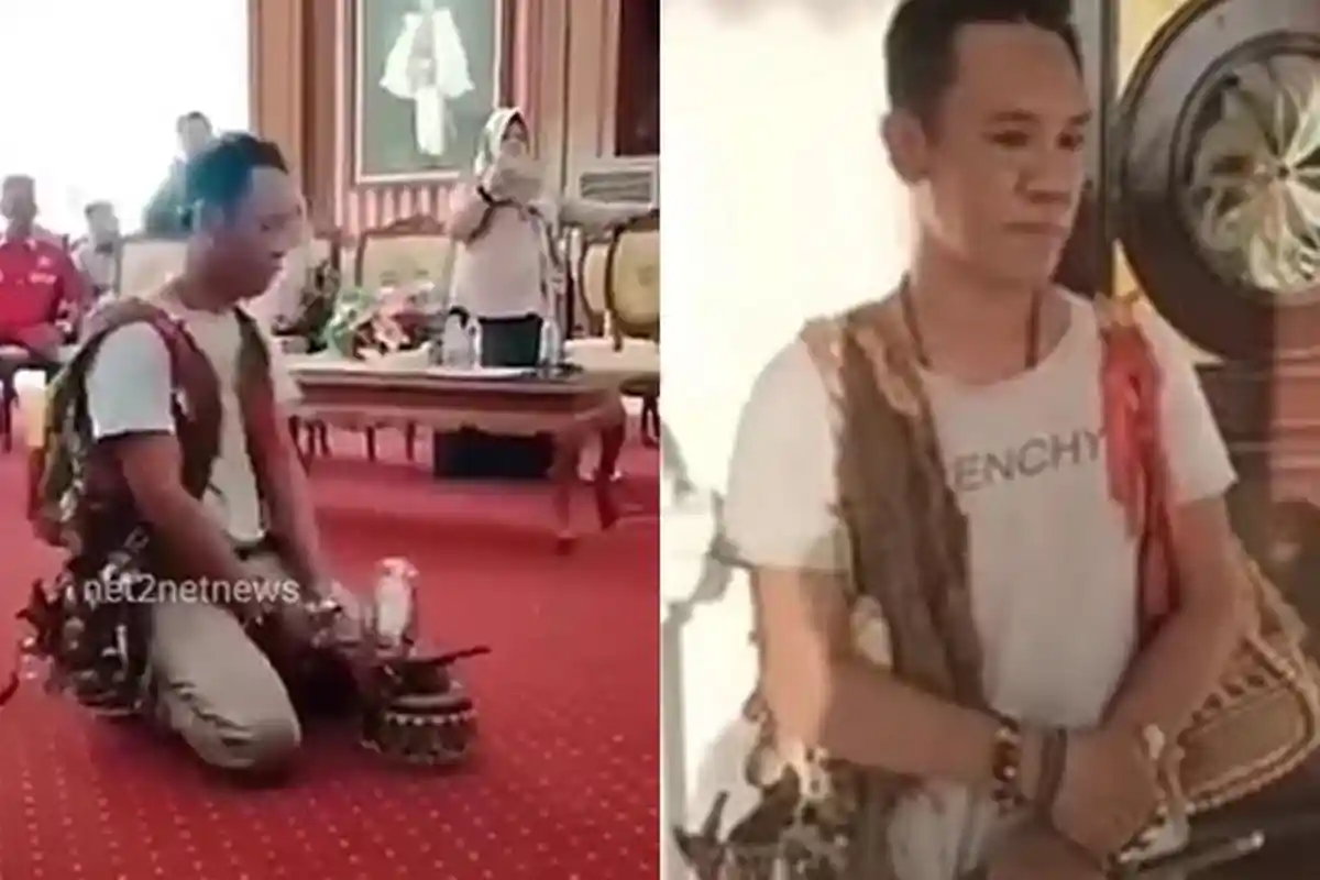 Viral Tarmiji Ngaku Panglima Kijang Dilempar Botol Diduga Hina Pangeran Kesultanan Kutai, Minta Maaf