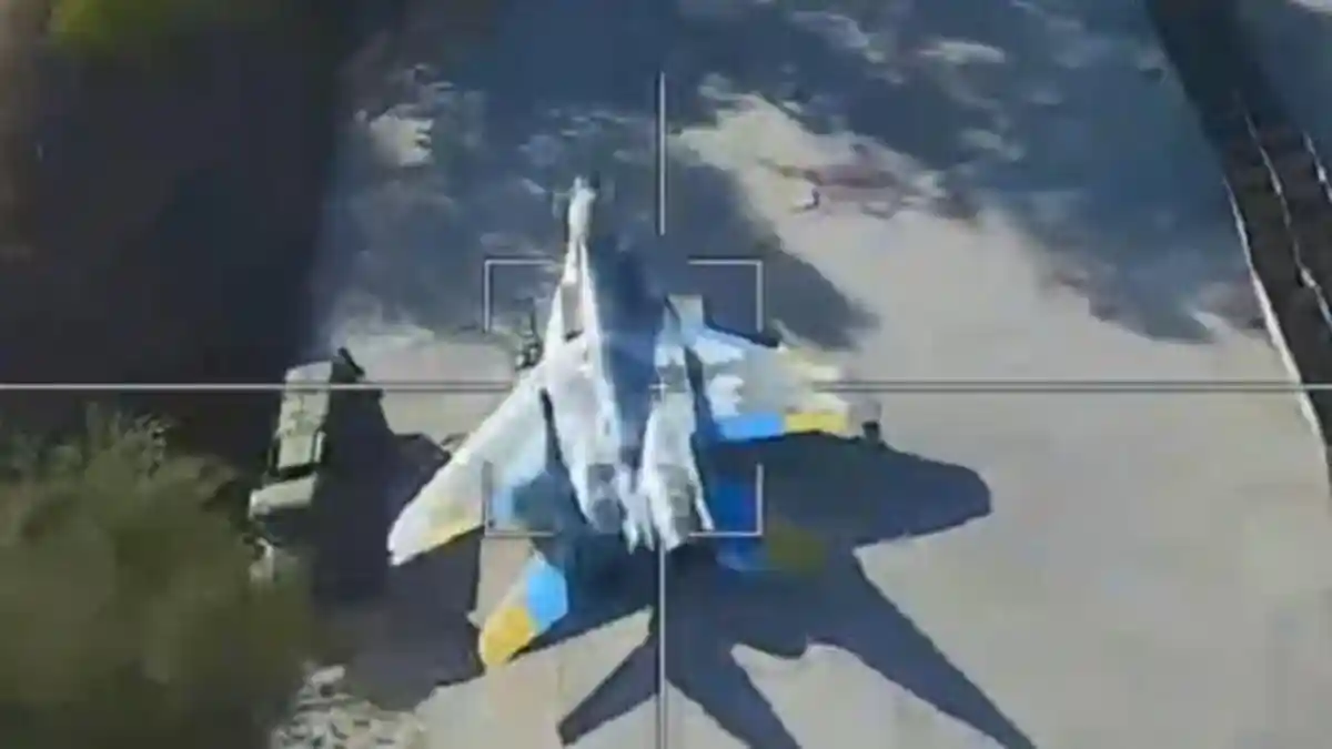 Drone Bunuh Diri Rusia Sukses Hajar Jet Tempur Mig-29 Ukraina, Aksinya Divideokan!