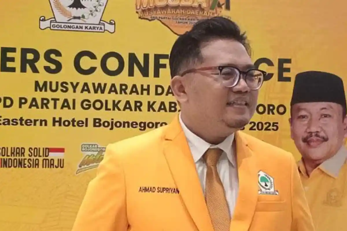 Ahmad Supriyanto Resmi Pimpin DPD Golkar Bojonegoro, 50 Persen Pengurus Bakal Diisi Gen-Z