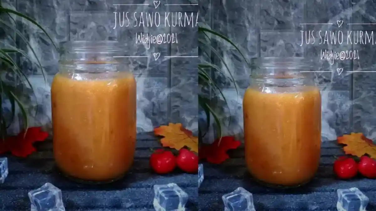 Nikmati Segarnya Jus Sawo Kurma, Berikut Cara Buatnya Mudah dan Sederhana
