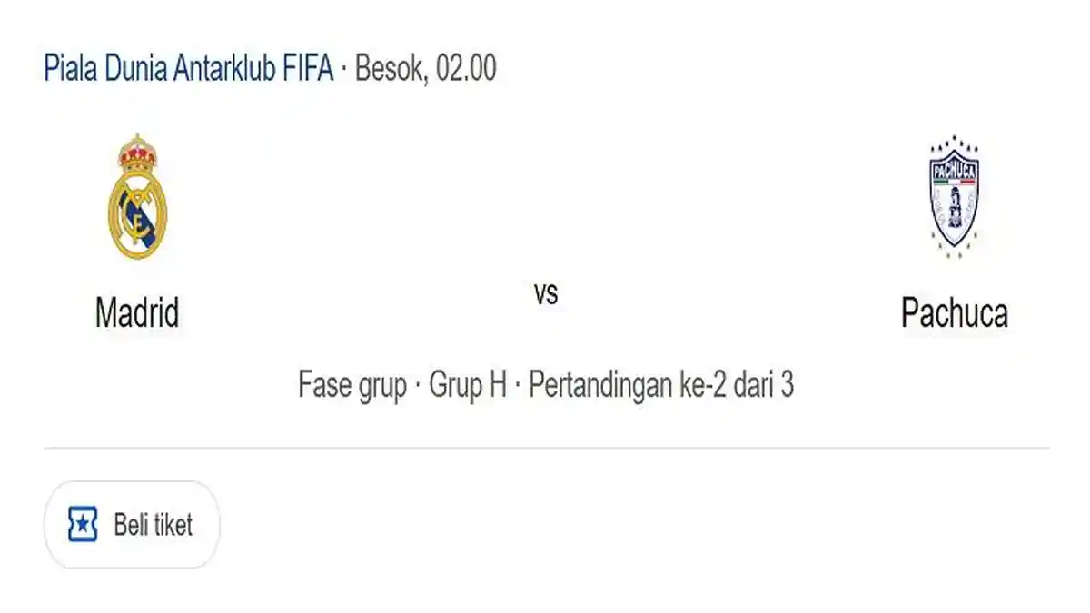Prediksi Skor dan Susunan Pemain Real Madrid VS Pachuca, Adu Tajam Vinicius dan Kenedy