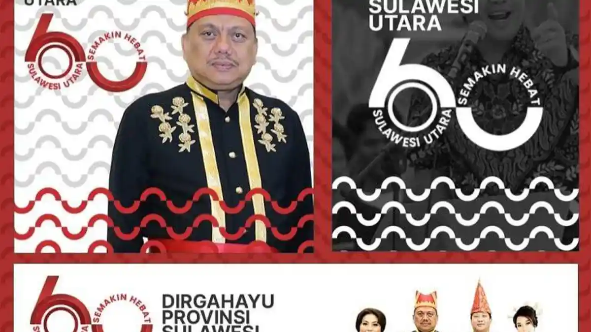 Pemprov Sulawesi Utara Luncurkan Logo HUT ke-60 Provinsi
