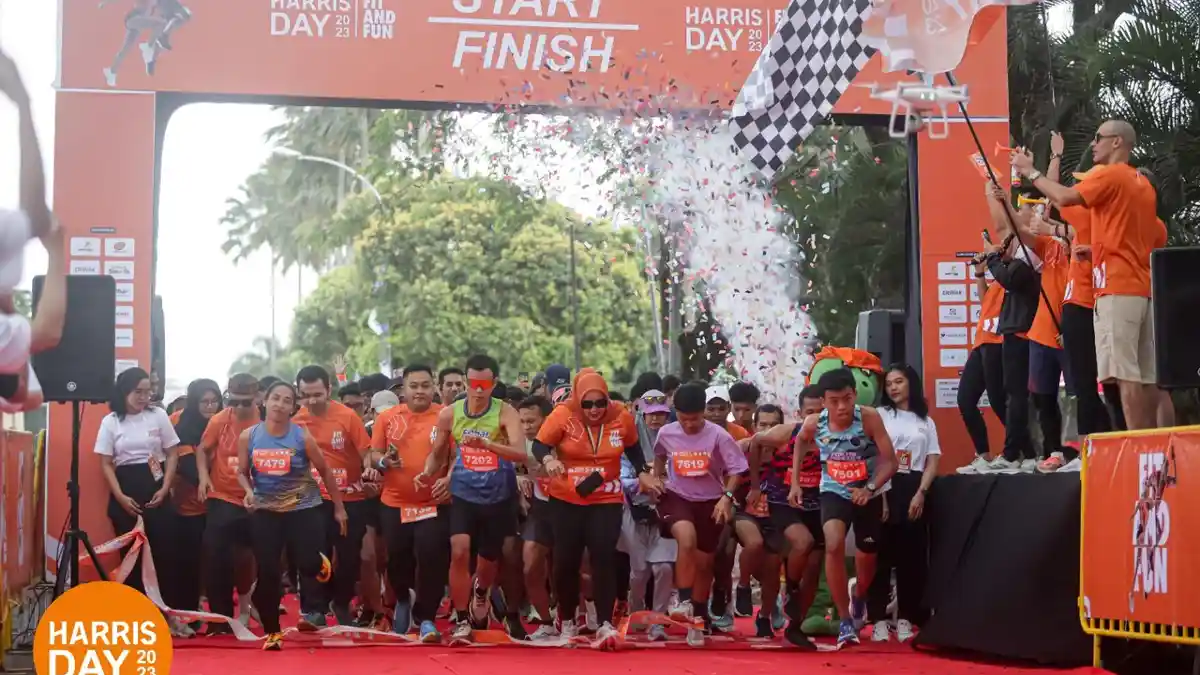 Harris Hotels Sukses Selenggarakan Harris Day 2023 Dengan 1000 Peserta Fun Run