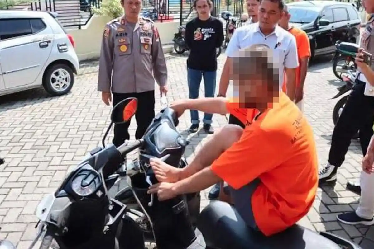 Pengakuan Pria di Pariaman Curi 8 Sepeda Motor, Bukan Terdesak Ekonomi atau Kebutuhan Sehari-hari