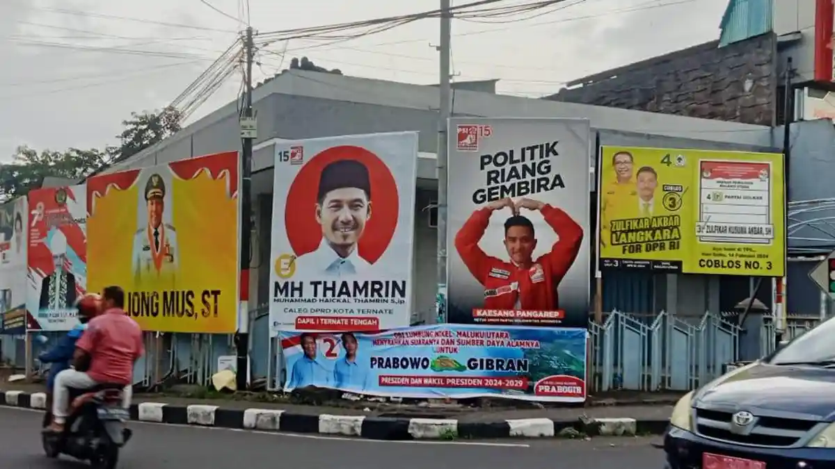 Besok Rabu 24 Januari 2024, Bawaslu Ternate Tertibkan APK Langgar Aturan