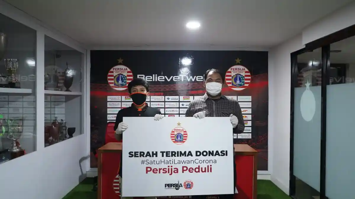 Persija Jakarta Gandeng PSSI Pers Bantu Warga Terdampak Covid-19