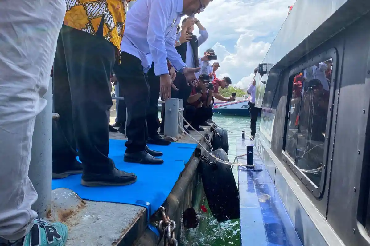 Diproduksi di Batam, Kapal Patroli IMI 532801 Jadi Senjata Baru Imigrasi Jaga Laut Anambas