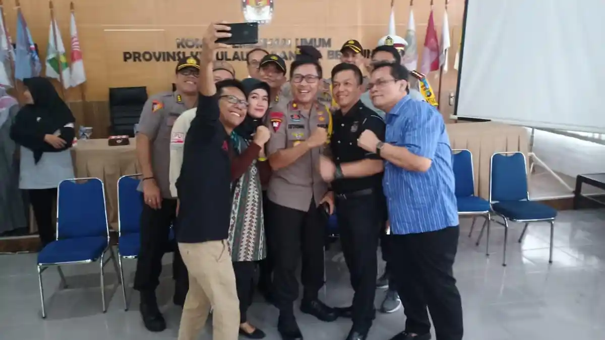 Cek Kesiapan Pileg dan Pipres 2019, Kapolda Babel Tinjau KPU Bangka Belitung