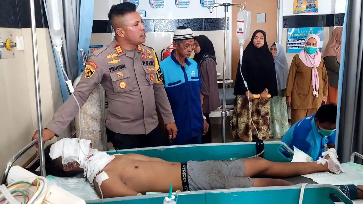 Rumah di Bintan Timur Ludes Terbakar, Satu Orang Alami Luka Bakar Dibagian Muka