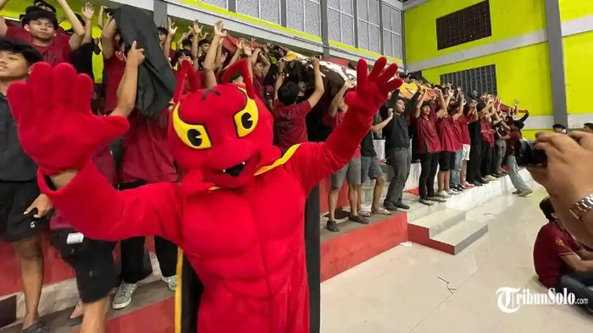 Cerita Maskot Suporter SMA ABBS Solo : Pakai Filosofi Semut Merah, Baru Launching di TPAAF 2026