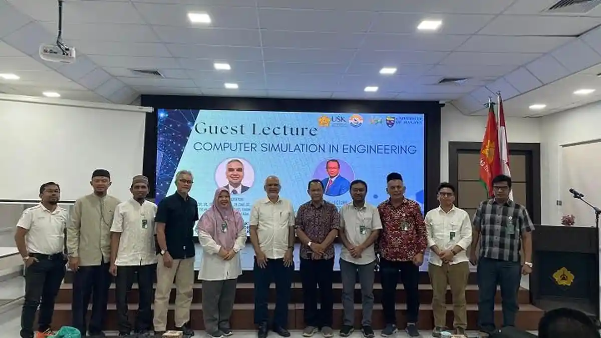 Dekan FT Universiti Malaya Kuliah Tamu di DTMI USK, Kupas Simulasi Komputer