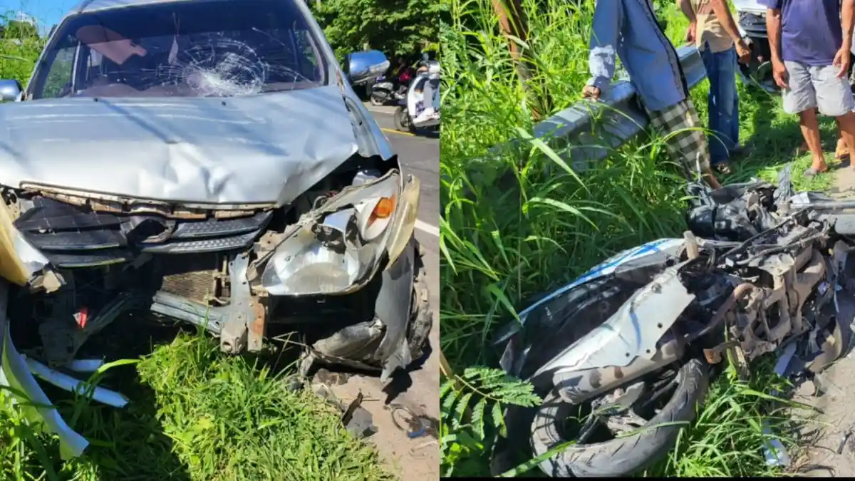 Kronologi Tabrakan Beat VS Avanza di Tarowang Jeneponto