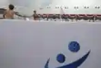 Latihan Jelang Turnamen Voli Pantai Asia Pasifik
