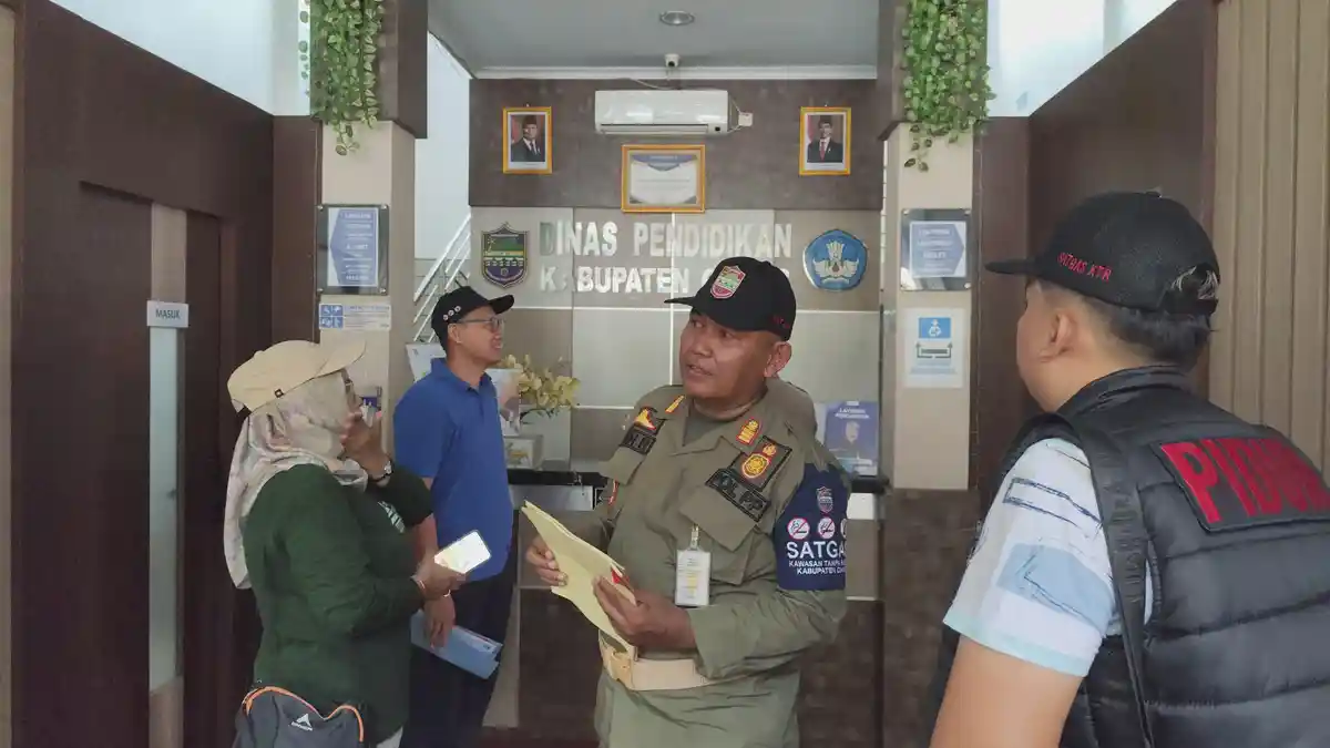 Sidak Kawasan Tanpa Rokok di Ciamis, Satpol PP Pastikan Kepatuhan Terhadap Perda KTR