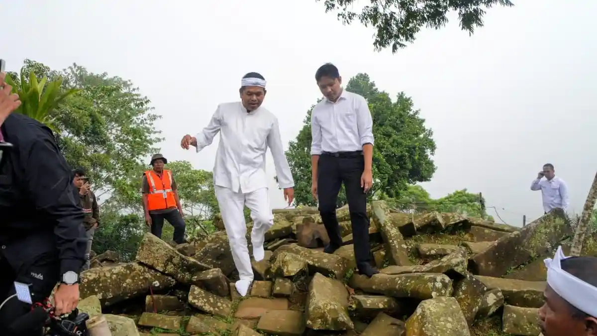 Rekonstruksi Gunung Padang Cianjur Dimulai, Dedi Mulyadi Bicara Soal Sejarah dan Peradaban Leluhur