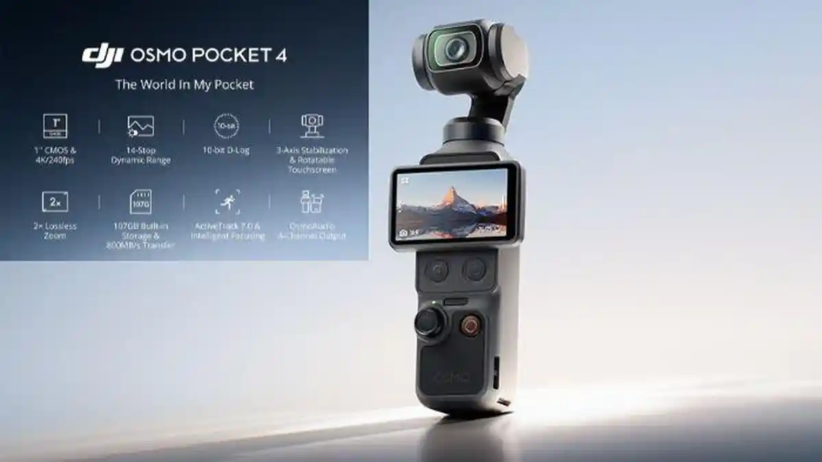 DJI Osmo Pocket 4 Resmi Meluncur, Kamera Gimbal Saku dengan Sensor 1 Inci dan Fitur Makin Canggih