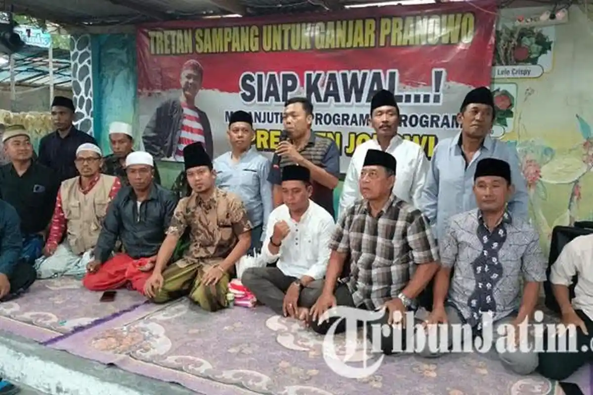 Tretan Ganjar di Sampang Gelar Deklarasi Dukung Ganjar Pranowo Maju di Pilpres 2024