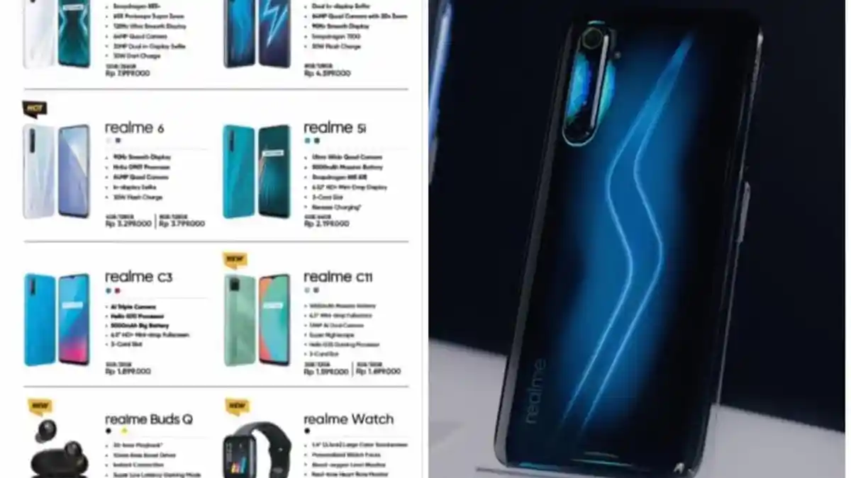 Update Daftar Harga HP Realme Juli 2020 di Erafone, Ada Realme C11 mulai Rp 1.599.000 Juta