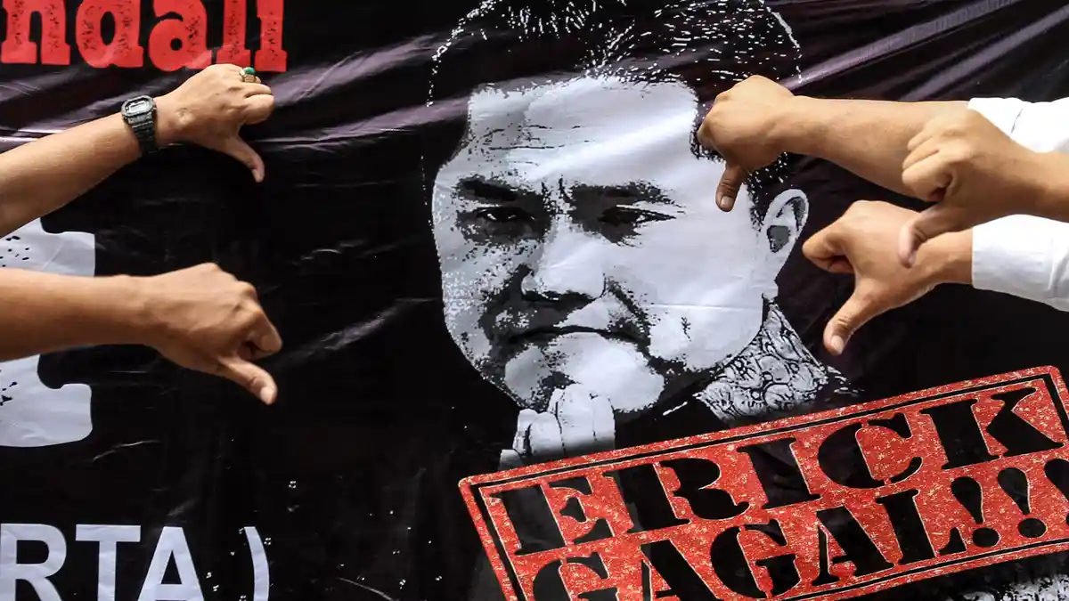 Ada Skenario Politik di Balik Desakan Mundur Erick Thohir?