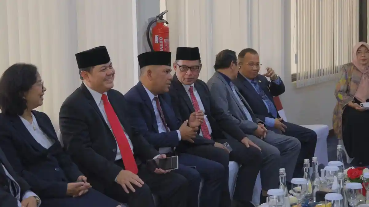 Kakanwil Kemenkumham NTB Parlindungan Bersama Forkopimda Hadiri Pengukuhan Kepala Perwakilan BI NTB
