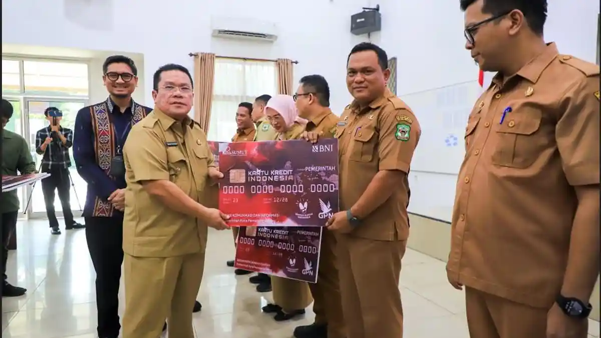 Bagian dari Program ETPD, Pemko Siantar Pakai Kartu Kredit untuk Belanja OPD