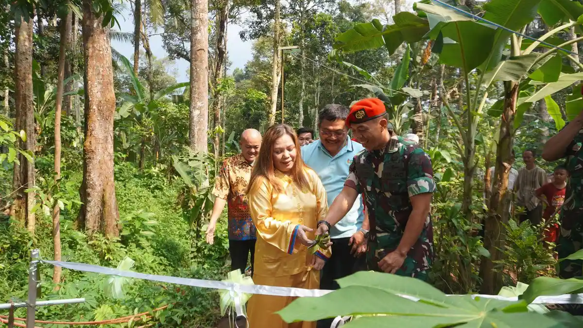 Ini Empat Titik Sumur Bor di Pandeglang Banten yang Diresmikan Batalyon 12 Grup 1 Kopassus