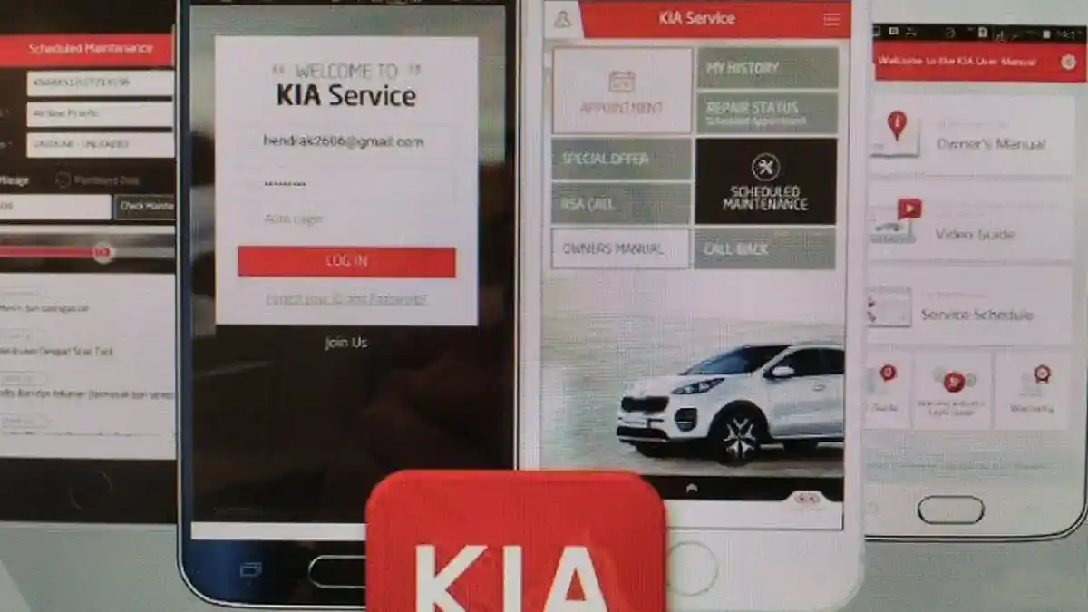Booking Servis dan Mencari Lokasi Bengkel Terdekat Bisa Diakses Lewat Aplikasi Kia Service Apps