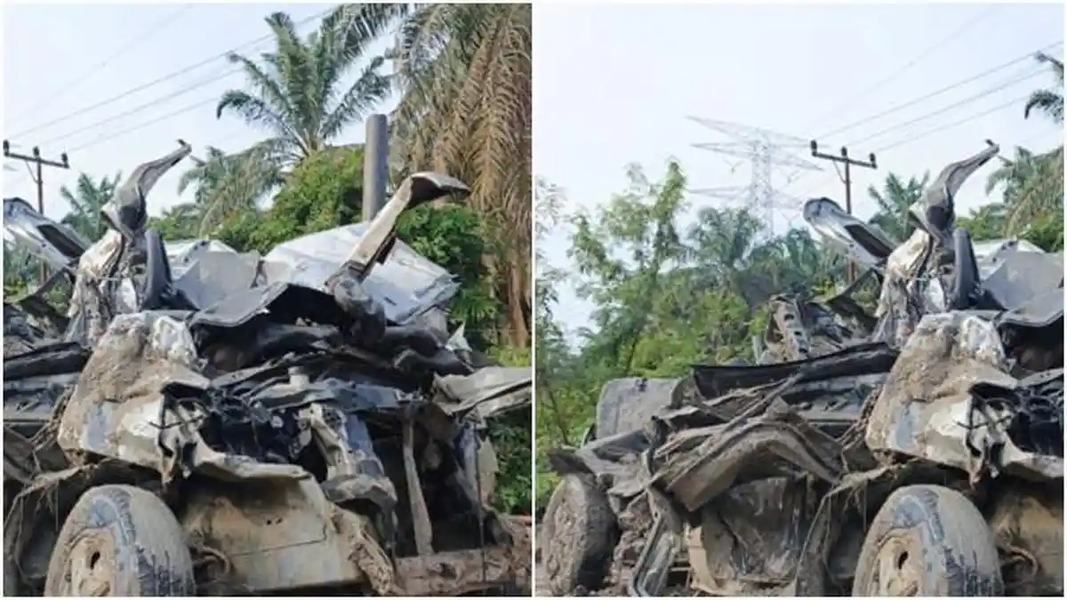 Kecelakaan Maut, 5 Orang Tewas dan 4 Korban Luka, 3 Truk Tabrakan Beruntun