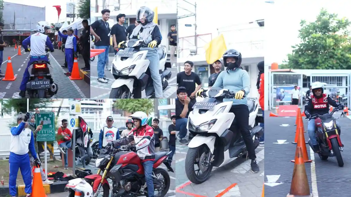 Ucha dan Uchy Juara Safety Riding Competition Regional 2024 Honda ...