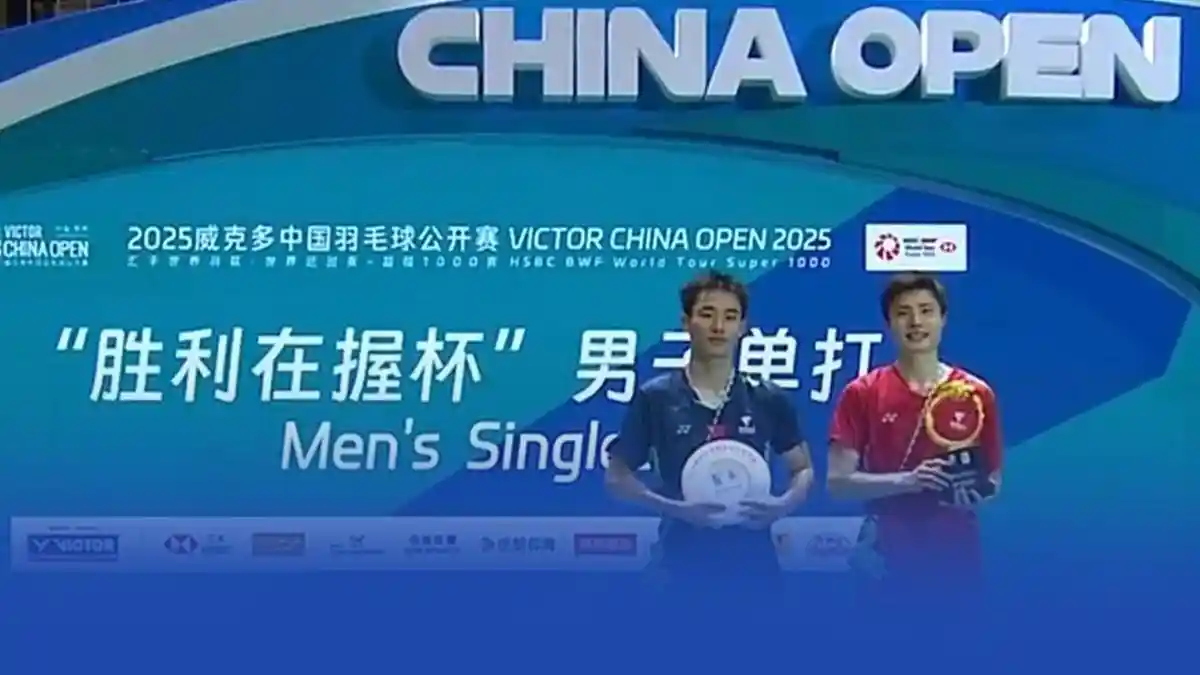 Hasil Final China Open 2025, Shi Yu Qi Juara Tunggal Putra