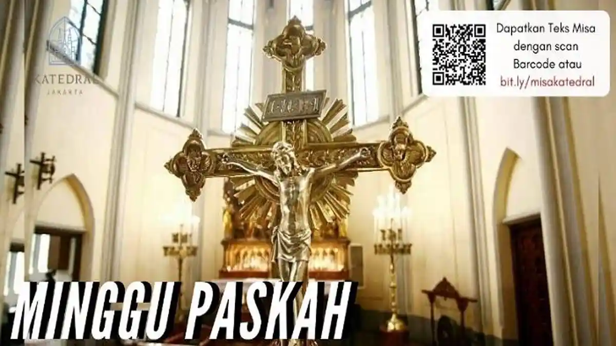 LIVE Misa Online Minggu Paskah Sore Ini, Akses Gratis Pukul 17.00 WIB