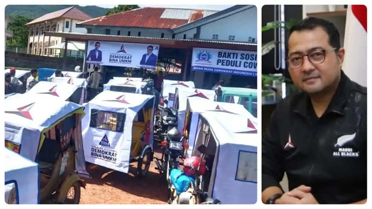 Teuku Riefky Bantu 500 Abang Becak di Aceh   