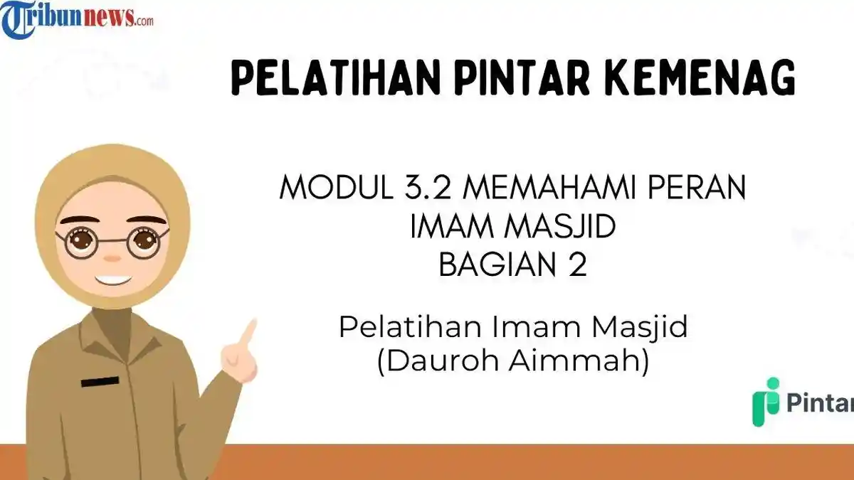 Kunci Jawaban Modul 3.2 Memahami Peran Imam Masjid Bagian 2, PINTAR Kemenag