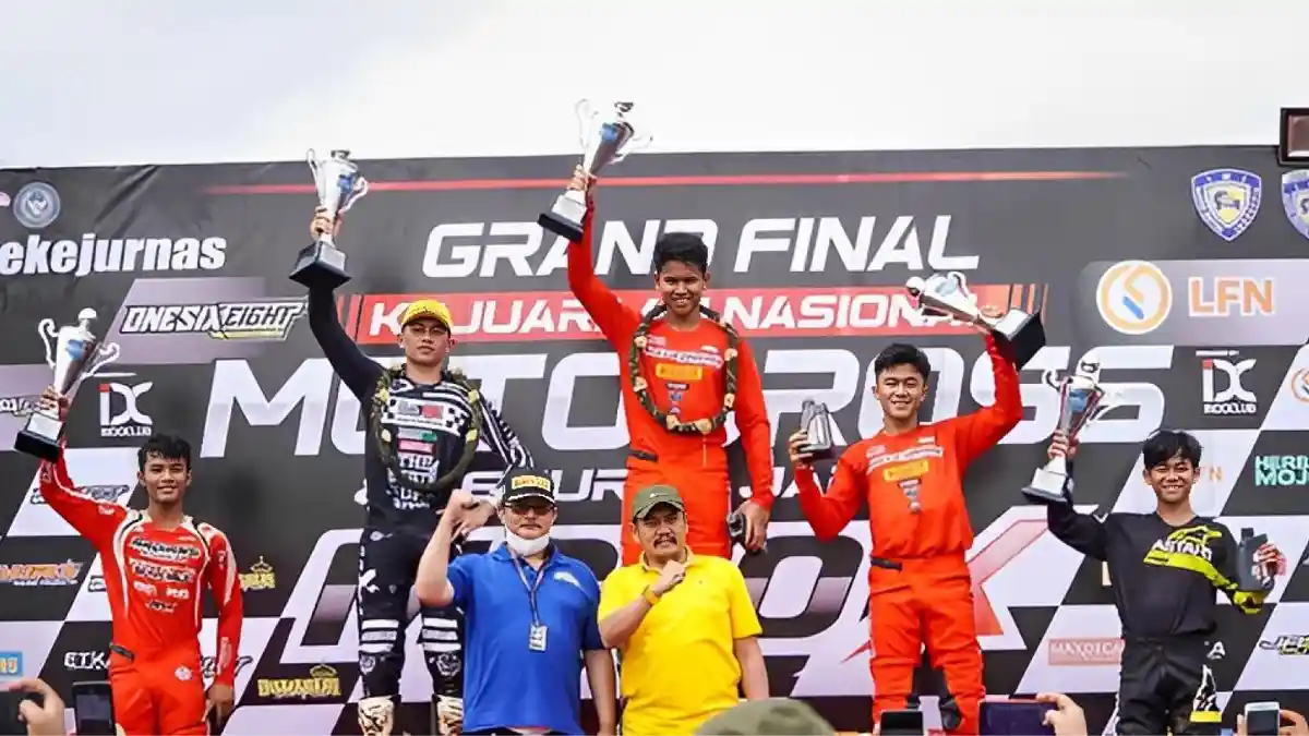 Crosser Astra Honda Dominasi Gelar Juara di Kejurnas Motocross 2022